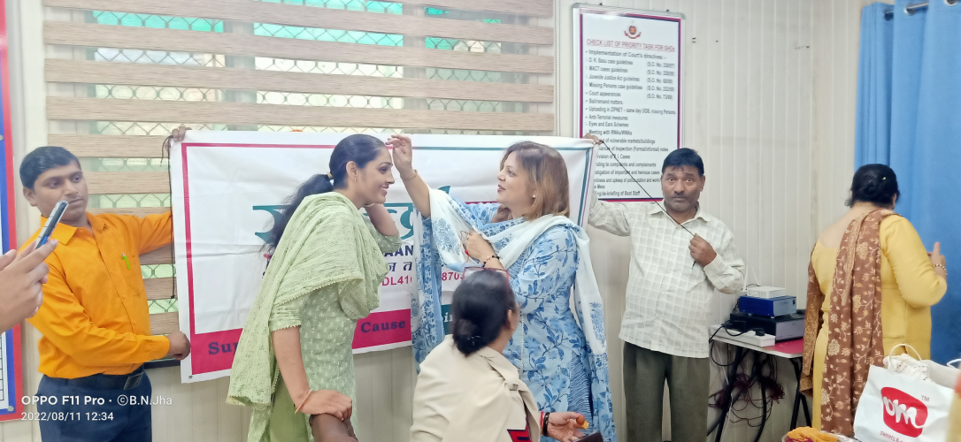 Raksha Bandhan Celebration with Delhi Police
